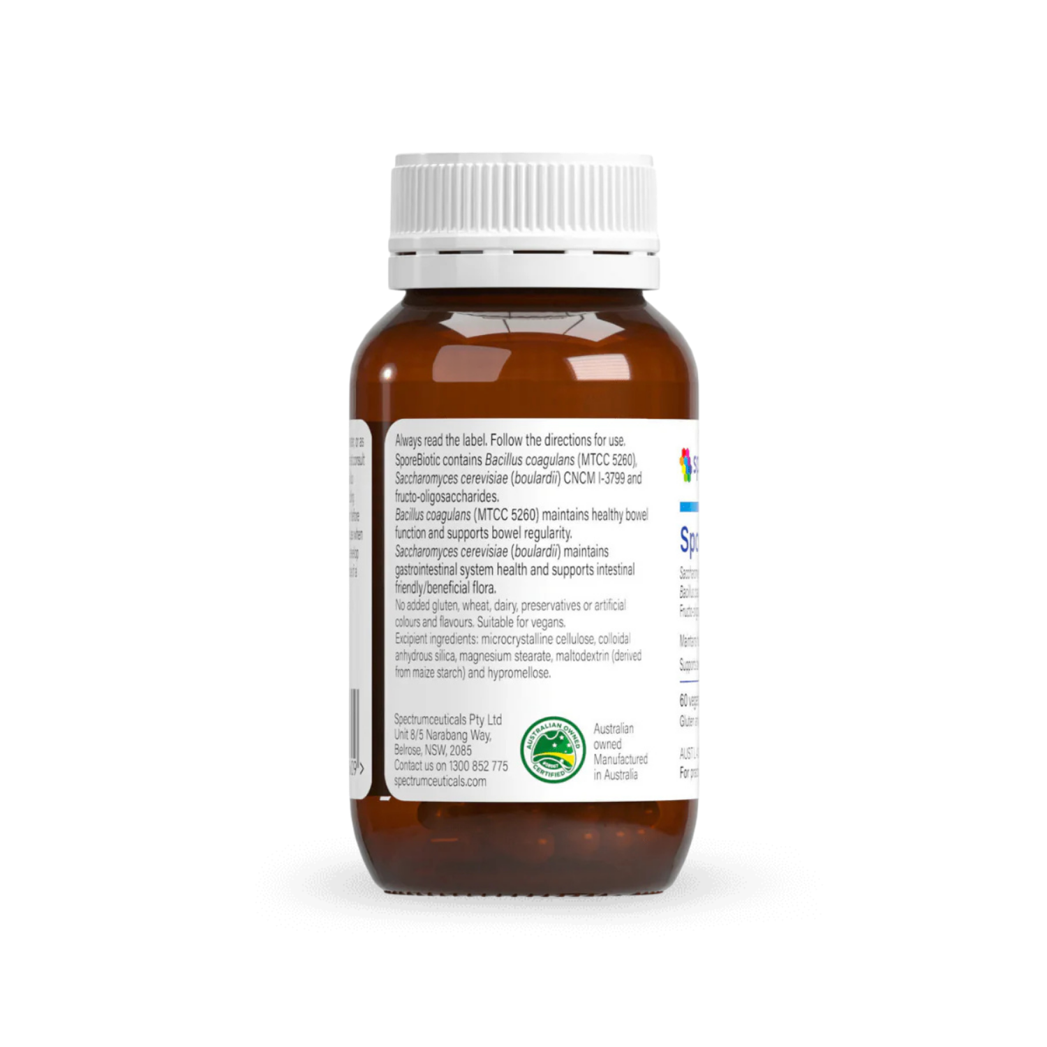 Spectrumceuticals SporeBiotic 60 Capsules