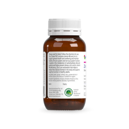 Spectrumceuticals Zinc Citrate P5P 90 Capsules