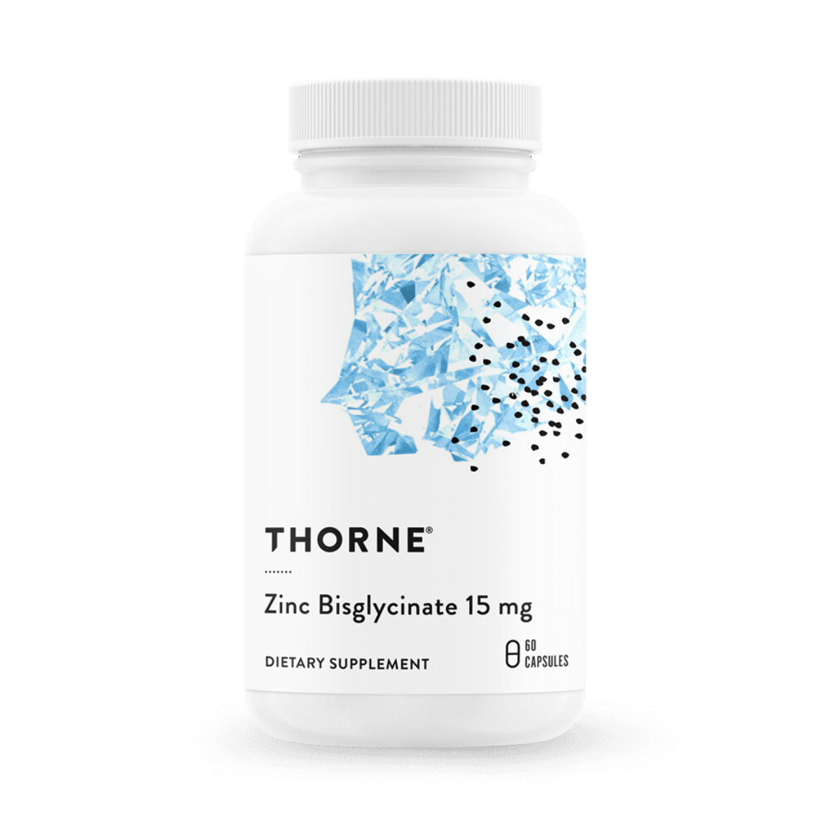 Thorne Zinc Bisglycinate 15 mg 60 Capsules