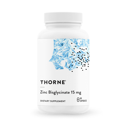 Thorne Zinc Bisglycinate 15 mg 60 Capsules