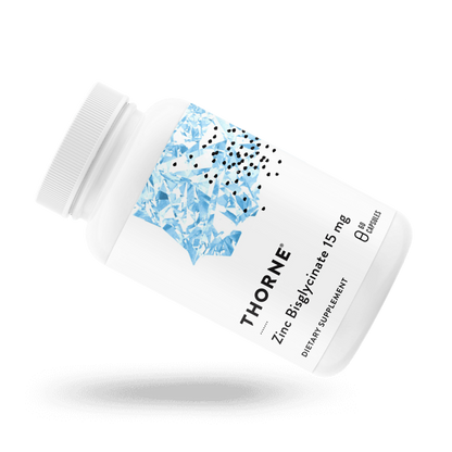 Thorne Zinc Bisglycinate 15 mg 60 Capsules