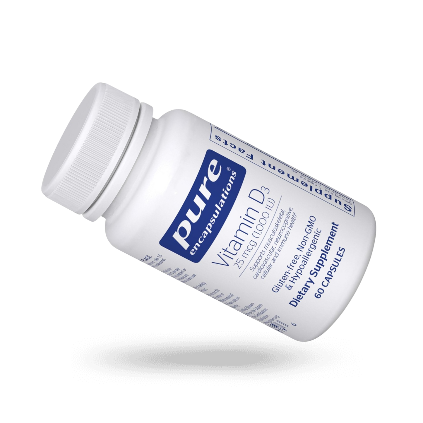 Vitamin D3 25 mcg (1,000 IU) 60sgc 