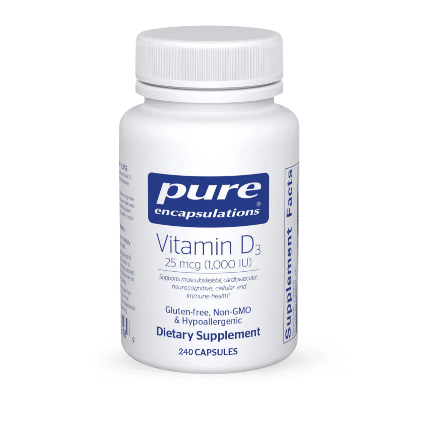 Vitamin D3 25 mcg (1,000 IU)