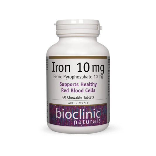 Bioclinic Naturals Iron 10 mg Tablets