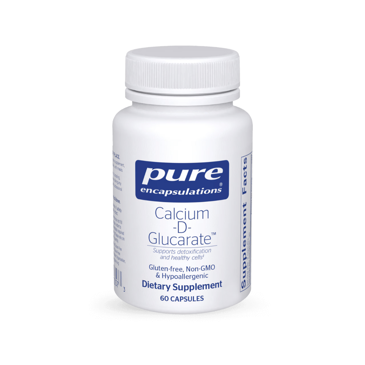 Pure Encapsulations Calcium-D-Glucarate 60 Capsules