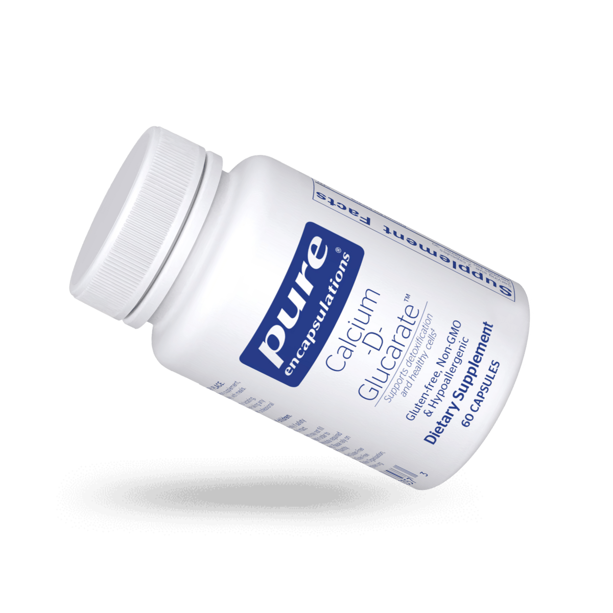 Pure Encapsulations Calcium-D-Glucarate 60 Capsules