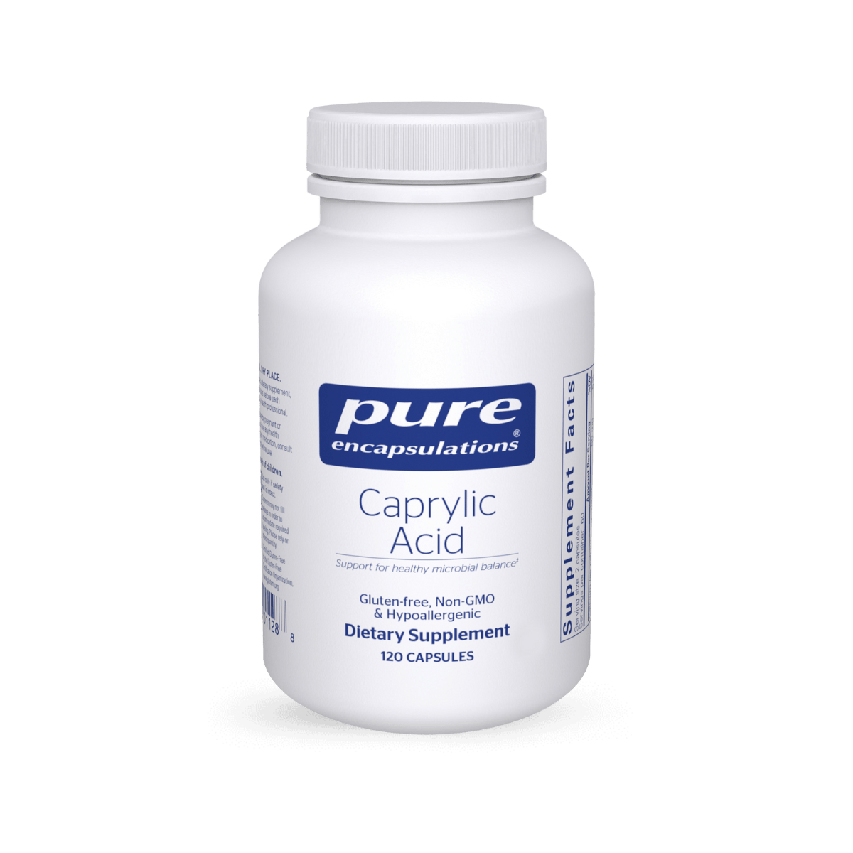 Pure Encapsulations Caprylic Acid 120 Capsules