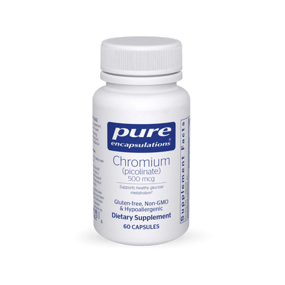 Pure Encapsulations Chromium (picolinate) 500mcg 60c