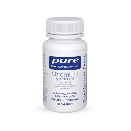 Pure Encapsulations Chromium (picolinate) 500mcg 60c