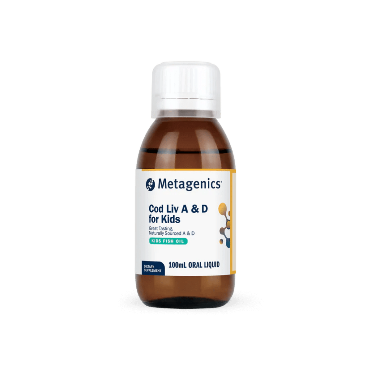 Metagenics Cod Liv A & D for Kids 100ml