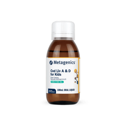 Metagenics Cod Liv A & D for Kids 100ml