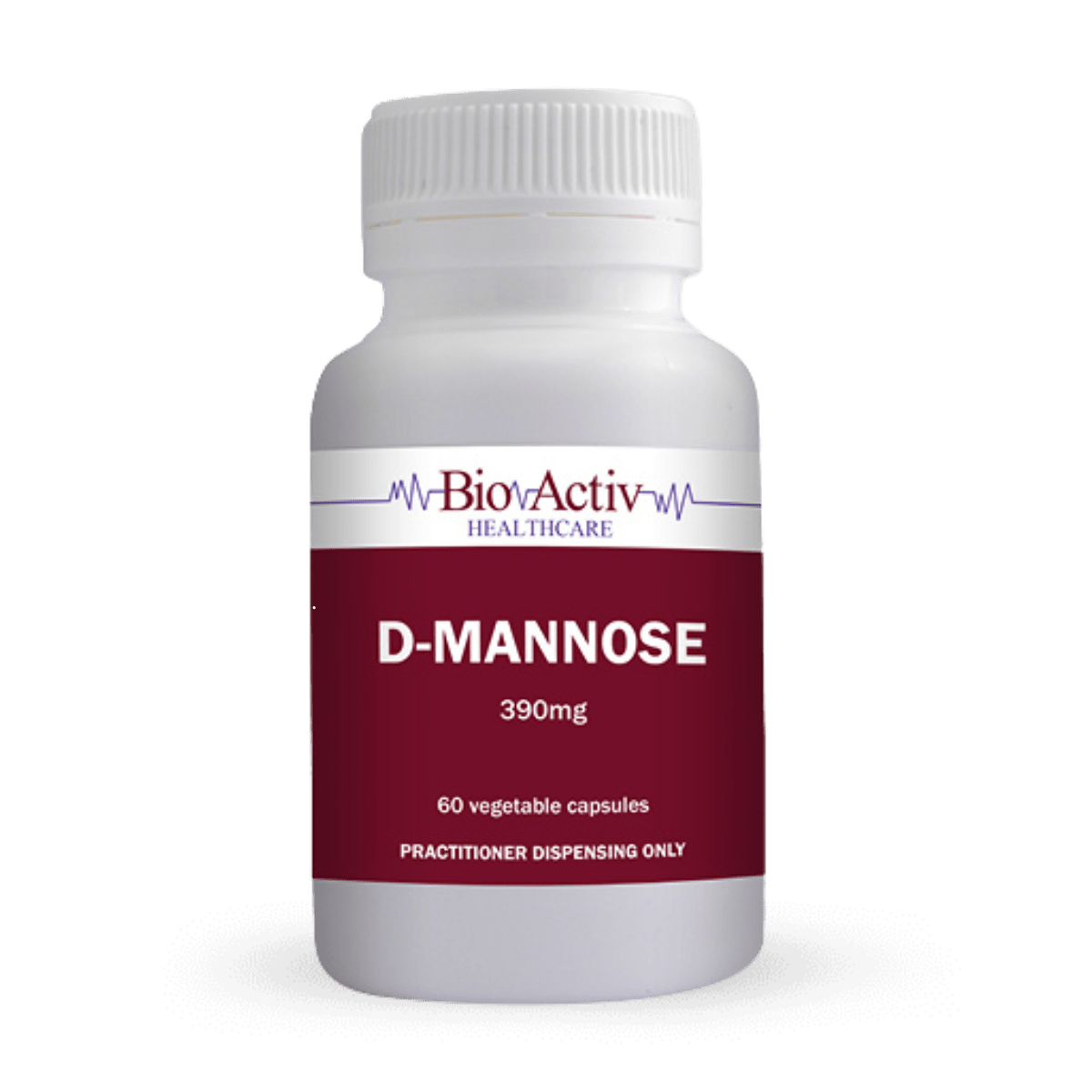 Bioactive Healthcare D-Mannose 60 Vegetable Capsules