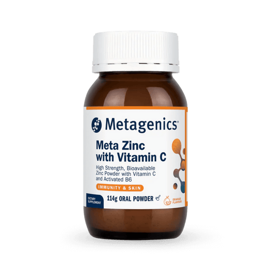 Metagenics Meta Zinc with Vitamin C Orange 114g