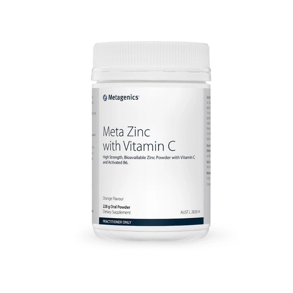 Metagenics Meta Zinc with Vitamin C Orange Flavour 228g oral powder