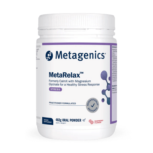 Metagenics MetaRelax Raspberry 482g Powder (Formerly CalmX)