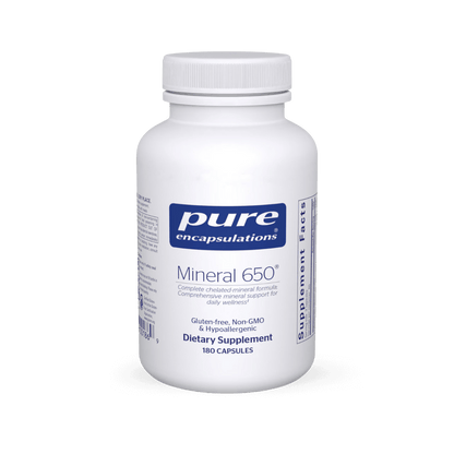 Pure Encapsulations Mineral 650 - 180 Capsules
