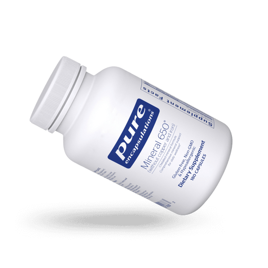 Pure Encapsulations Mineral 650 Without Copper And Iron - 180 Capsules