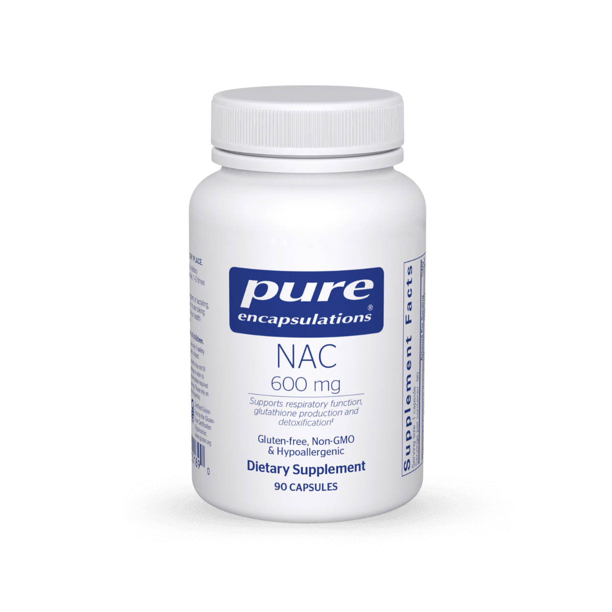 Pure Encapsulations NAC 600mg 90 Veg Capsules