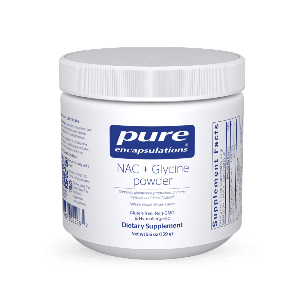 Pure Encapsulations NAC + Glycine Powder 159g