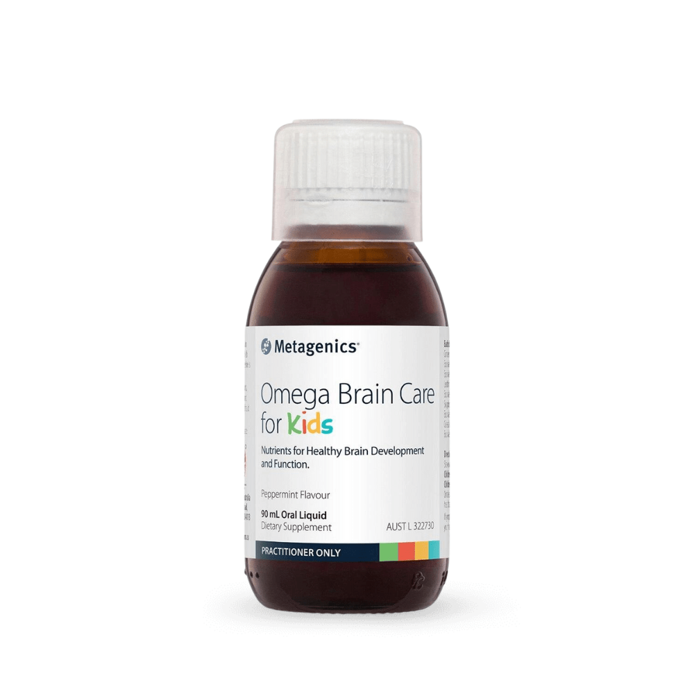 Metagenics Omega Brain Care for Kids Peppermint flavour 90mL oral liquid