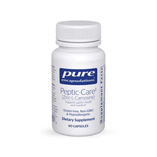 Pure Encapsulations Peptic-Care (Zinc-L-Carnosine) 60 Capsules