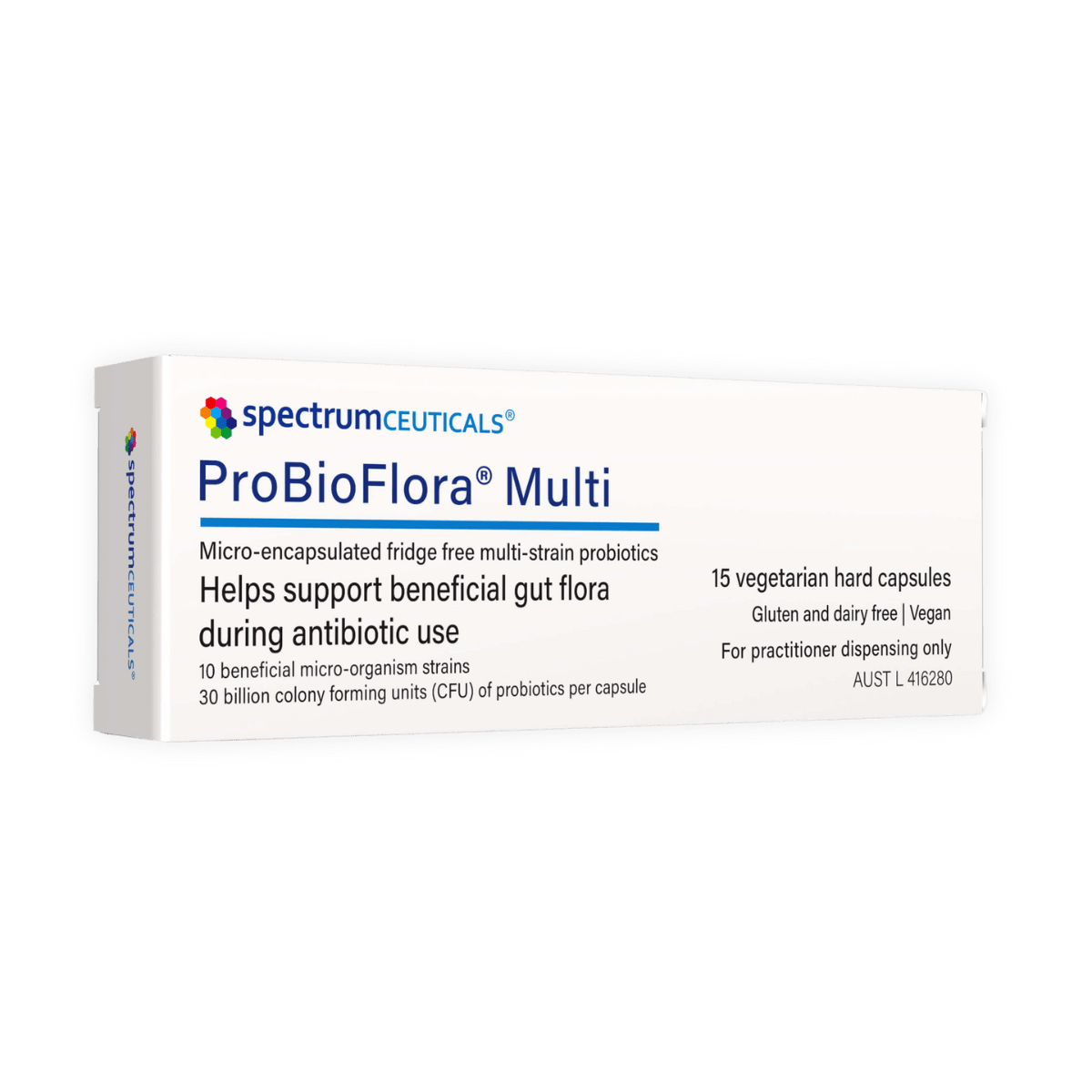 spectrumcueticals ProBioFlora Multi 15 Capsules pack