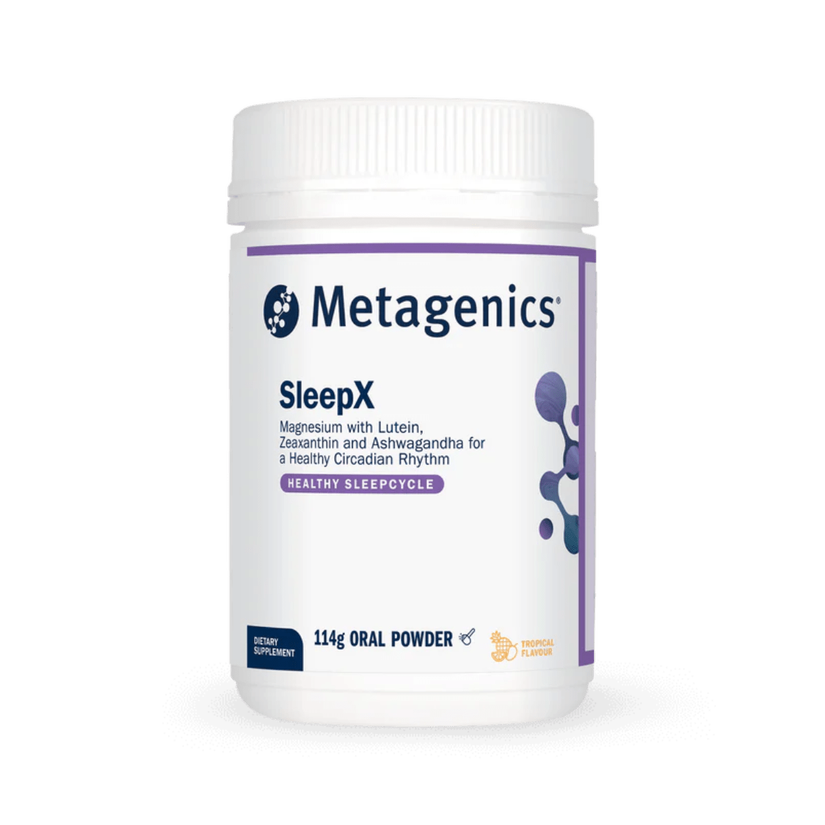 Metagenics SleepX Tropical 114g Powder