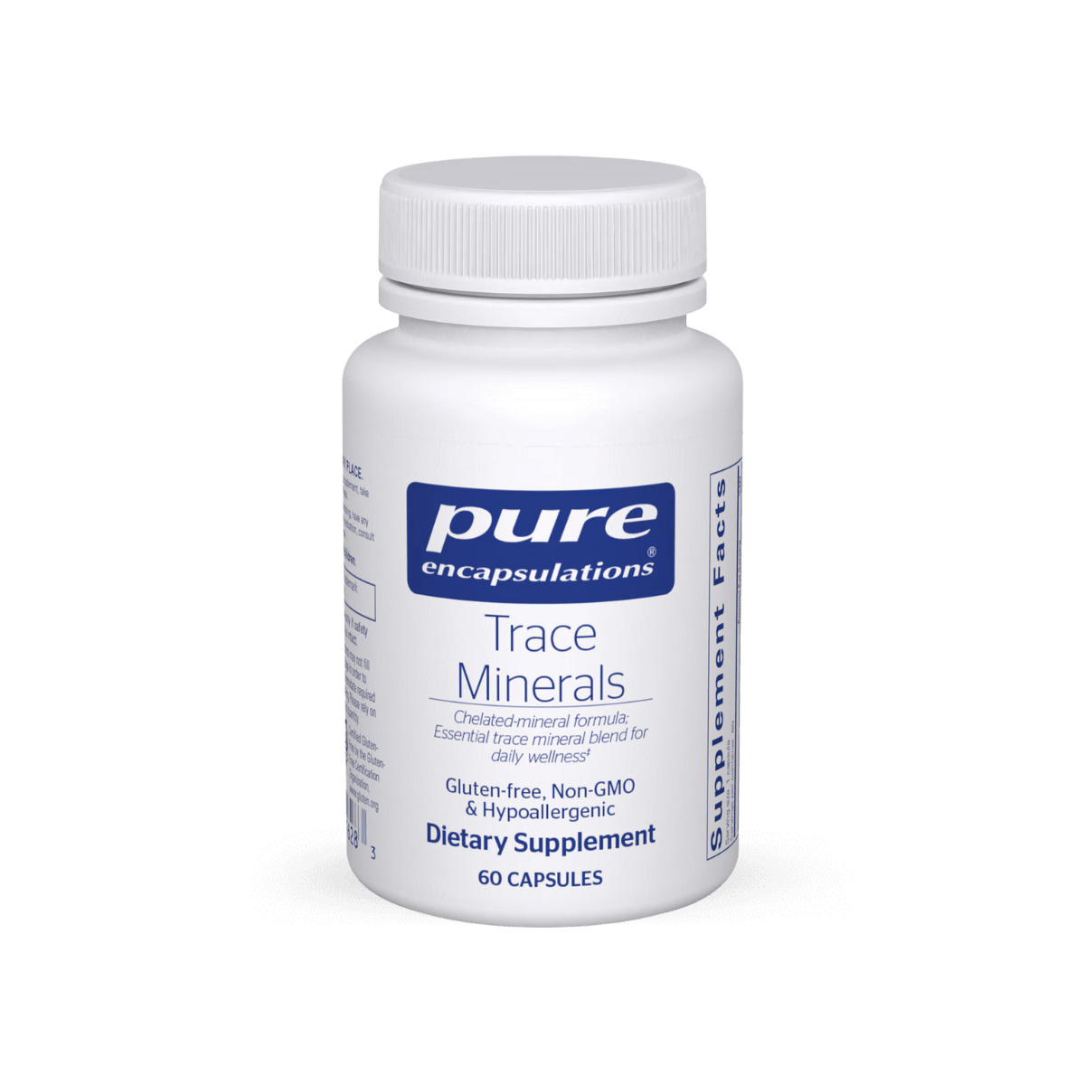 Pure Encapsulations Trace Minerals 60 Capsules