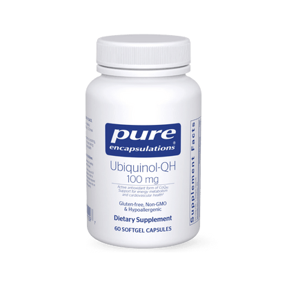 Pure Encapsulations Ubiquinol-QH 100 mg 60 Softgel Capsules