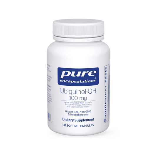 Pure Encapsulations Ubiquinol-QH 100 mg 60 Softgel Capsules