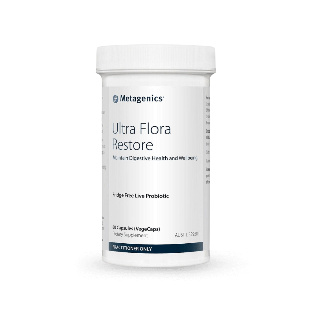 Metagenics Ultra Flora Restore Dairy Free 60 capsules