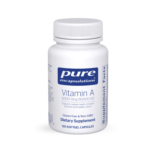 Pure Encapsulations Vitamin A 120 Softgel Capsules
