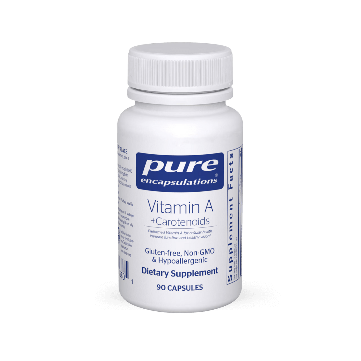 Pure Encapsulations Vitamin A + Carotenoids 90 Capsules