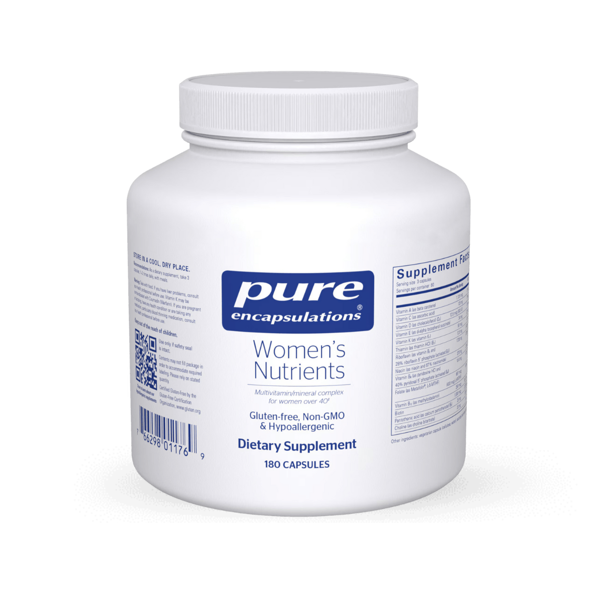 Pure Encapsulations Women's Nutrients 180 Capsules