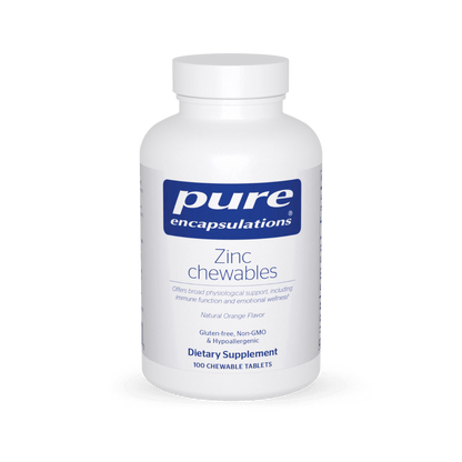 Pure Encapsulations Zinc chewables 100 Chewable Tablets