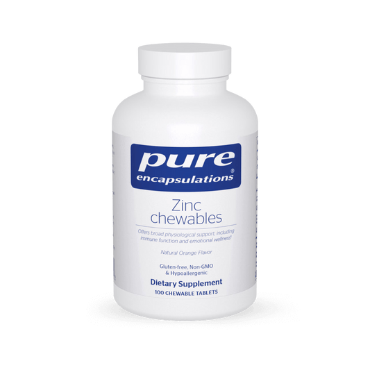 Pure Encapsulations Zinc chewables 100 Chewable Tablets