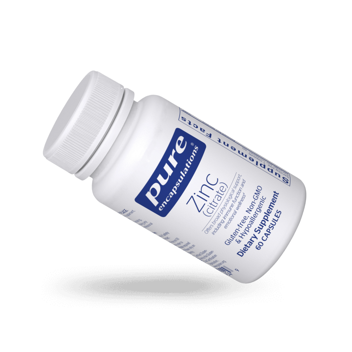 Pure Encapsulations Zinc (citrate) 60 Capsules